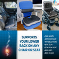 Ergonomic Seat Cushion & Lumbar Roll