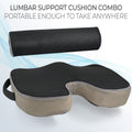 Ergonomic Seat Cushion & Lumbar Roll