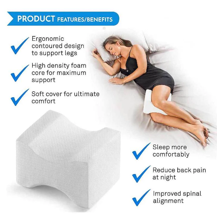 Knee Pillow for Side Sleepers - Memory Foam Wedge Contour-Leg Pillows for  Sleeping-Spacer Cushion for Spine Alignment,Back Pain - AliExpress