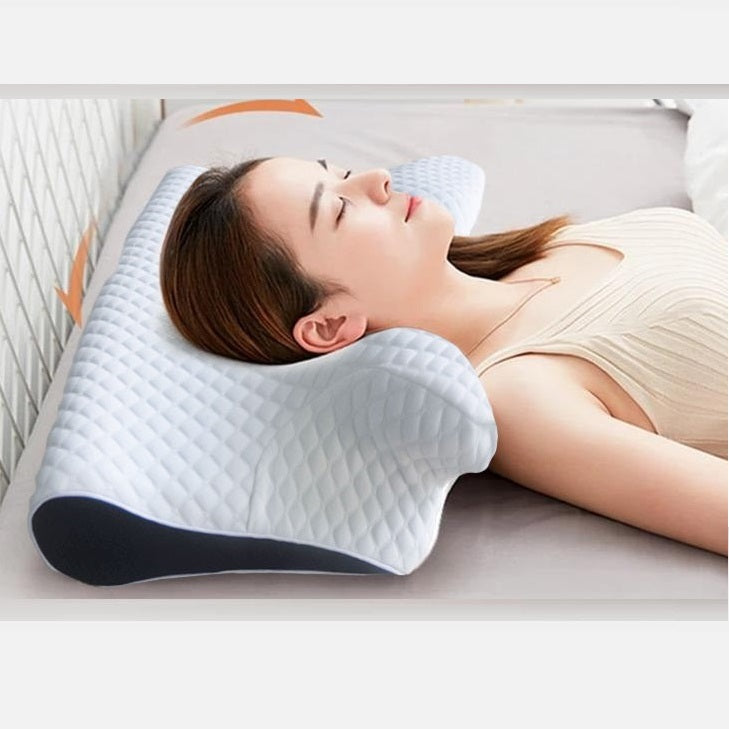 Ergonomic Memory Foam Neck Pillow Cervical Support – Knee Pillow