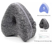 Load image into Gallery viewer, Heart Shaped Memory Foam Knee Pillow for Hip Pain Sciatica