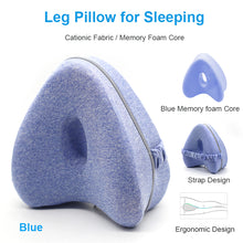 Load image into Gallery viewer, Heart Shaped Memory Foam Knee Pillow for Hip Pain Sciatica