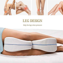 Load image into Gallery viewer, Cooling Memory Foam Leg Pillow for Back, Hip &amp; Knee Support