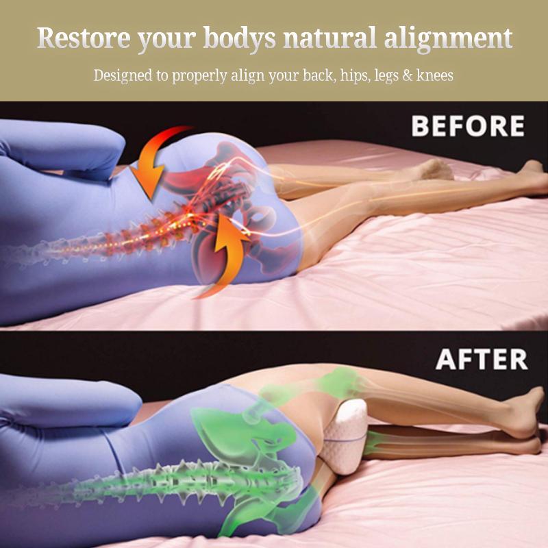 Cooling Memory Foam Leg Pillow | Hip & Knee Support