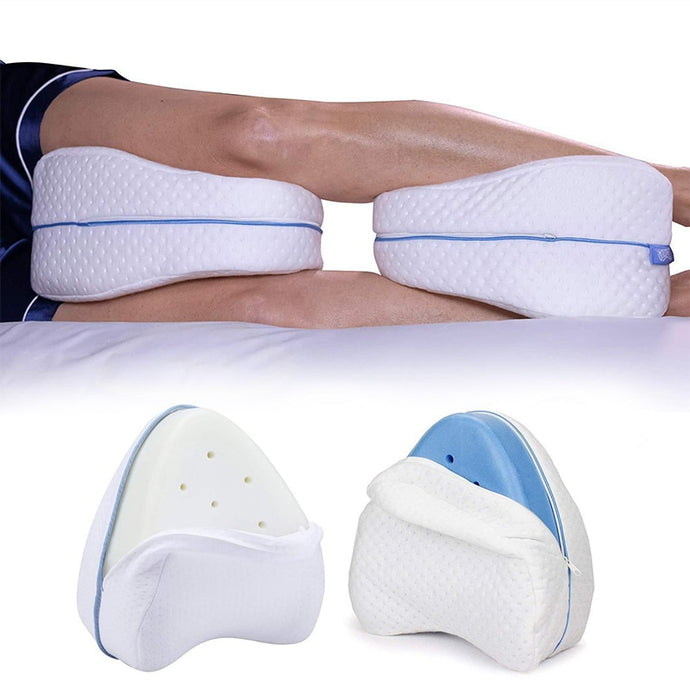 Cooling Memory Foam Leg Pillow for Back, Hip & Knee Support