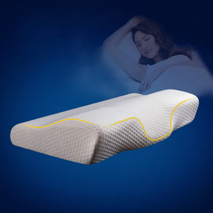 Contoured Orthopedic Memory Foam Pillow for Neck Pain